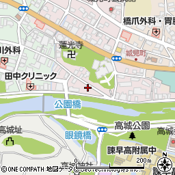 長崎県諫早市城見町19-6周辺の地図