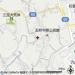 熊本県熊本市北区貢町995-1周辺の地図