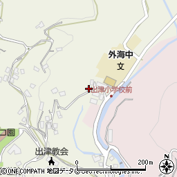 長崎県長崎市西出津町2455周辺の地図