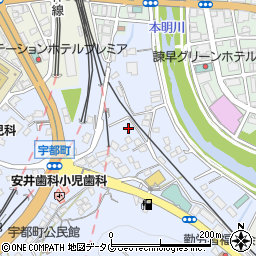長崎県諫早市宇都町4周辺の地図