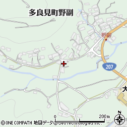 長崎県諫早市多良見町野副280周辺の地図