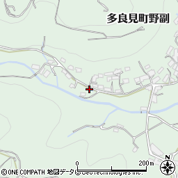 長崎県諫早市多良見町野副316-1周辺の地図