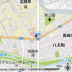 株式会社山田石油　泉町給油所周辺の地図