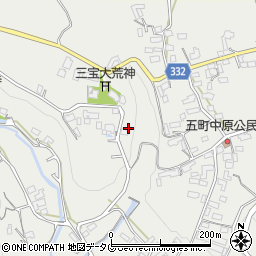 熊本県熊本市北区貢町1107-1周辺の地図