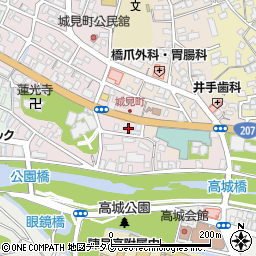長崎県諫早市城見町22-14周辺の地図
