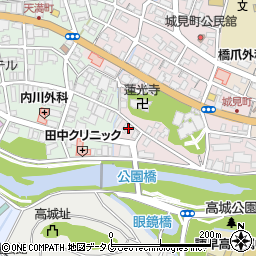 長崎県諫早市城見町17周辺の地図