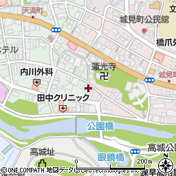 長崎県諫早市城見町17-2周辺の地図