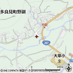 長崎県諫早市多良見町野副267周辺の地図
