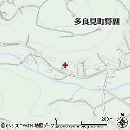 長崎県諫早市多良見町野副357周辺の地図