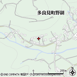 長崎県諫早市多良見町野副366周辺の地図