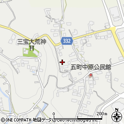 熊本県熊本市北区貢町周辺の地図