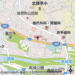 カラーＰＩＴ諫早店周辺の地図