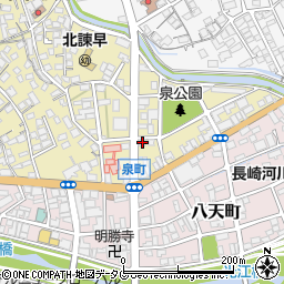 東海澱粉株式会社　長崎営業所周辺の地図