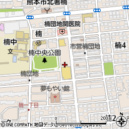 肥後銀行鶴屋フーディーワン楠店 ＡＴＭ周辺の地図