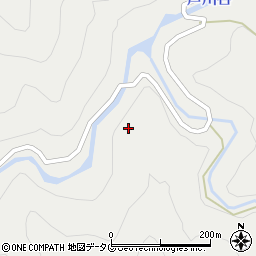 芦川谷周辺の地図