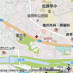 九州労働金庫諫早支店周辺の地図