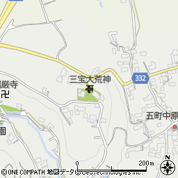 熊本県熊本市北区貢町1155周辺の地図
