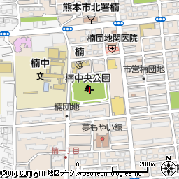 熊本県熊本市北区楠3丁目5周辺の地図