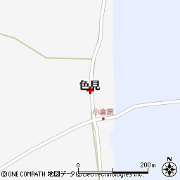 熊本県阿蘇郡高森町色見周辺の地図