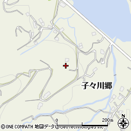 長崎県西彼杵郡時津町子々川郷2212周辺の地図