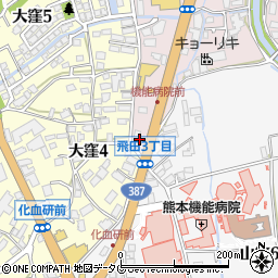 ファミリーマート飛田バイパス店周辺の地図