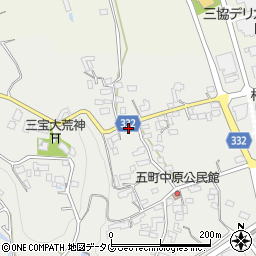 熊本県熊本市北区貢町1032周辺の地図