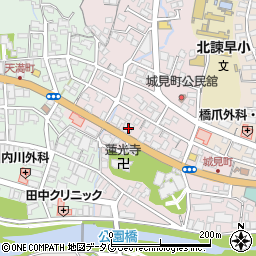 長崎県諫早市城見町24-33周辺の地図