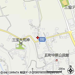 熊本県熊本市北区貢町1059-2周辺の地図