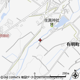 長崎県島原市有明町湯江甲1391-20周辺の地図