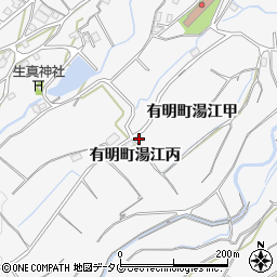 長崎県島原市有明町湯江甲1558-1周辺の地図