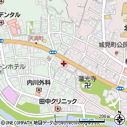 長崎県諫早市城見町13-4周辺の地図