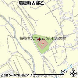 長崎県雲仙市瑞穂町古部乙1392周辺の地図