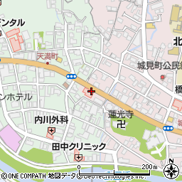 長崎県諫早市城見町13周辺の地図