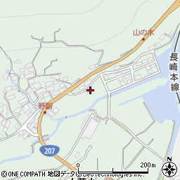 長崎県諫早市多良見町野副237周辺の地図