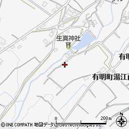 長崎県島原市有明町湯江甲1391-19周辺の地図