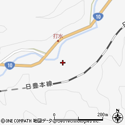 大分県佐伯市直川大字仁田原2801周辺の地図