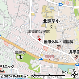 長崎県諫早市城見町27-16周辺の地図