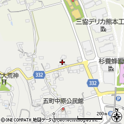 熊本県熊本市北区貢町1053周辺の地図