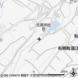 長崎県島原市有明町湯江甲1391周辺の地図