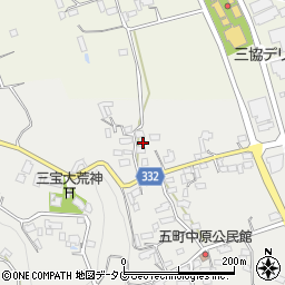 熊本県熊本市北区貢町1056-3周辺の地図