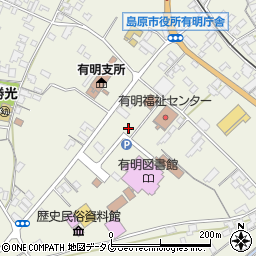 長崎県島原市有明町大三東戊1394周辺の地図