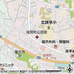 長崎県諫早市城見町27-19周辺の地図