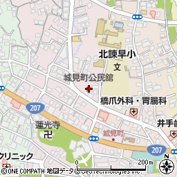 城見町公民舘周辺の地図