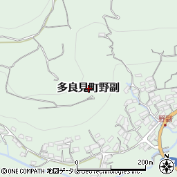 長崎県諫早市多良見町野副周辺の地図