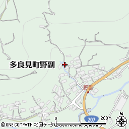 長崎県諫早市多良見町野副539周辺の地図