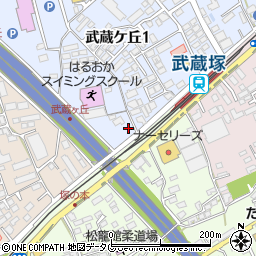 パソコン教室にこにこ　武蔵ケ丘校周辺の地図