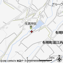 長崎県島原市有明町湯江甲1391-6周辺の地図