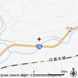 大分県佐伯市直川大字仁田原2752周辺の地図