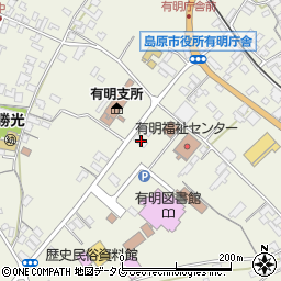 長崎県島原市有明町大三東戊1348周辺の地図