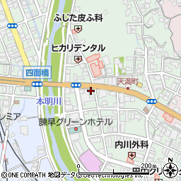 株式会社セレモニー長崎　諫早支部周辺の地図